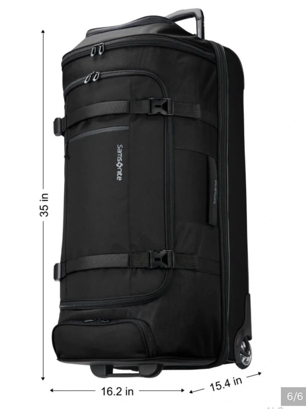 Travel Rolling Duffel Bag - Olive Green